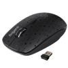 FINGERS TrendyGrip Wireless Mouse – Stylish Abstract Design – 2.4GHz Wireless – Adjustable 1600 DPI – Anti-Slip Grip – Matte Black