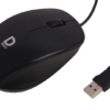 Dell D-Select DS111 Wired Optical Mouse – 1000 DPI – USB Plug & Play – Ambidextrous Design – Black