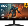 AOC 24B36H 23.8" Monitor - IPS Panel - 100Hz Refresh Rate - 3-Sided Frameless